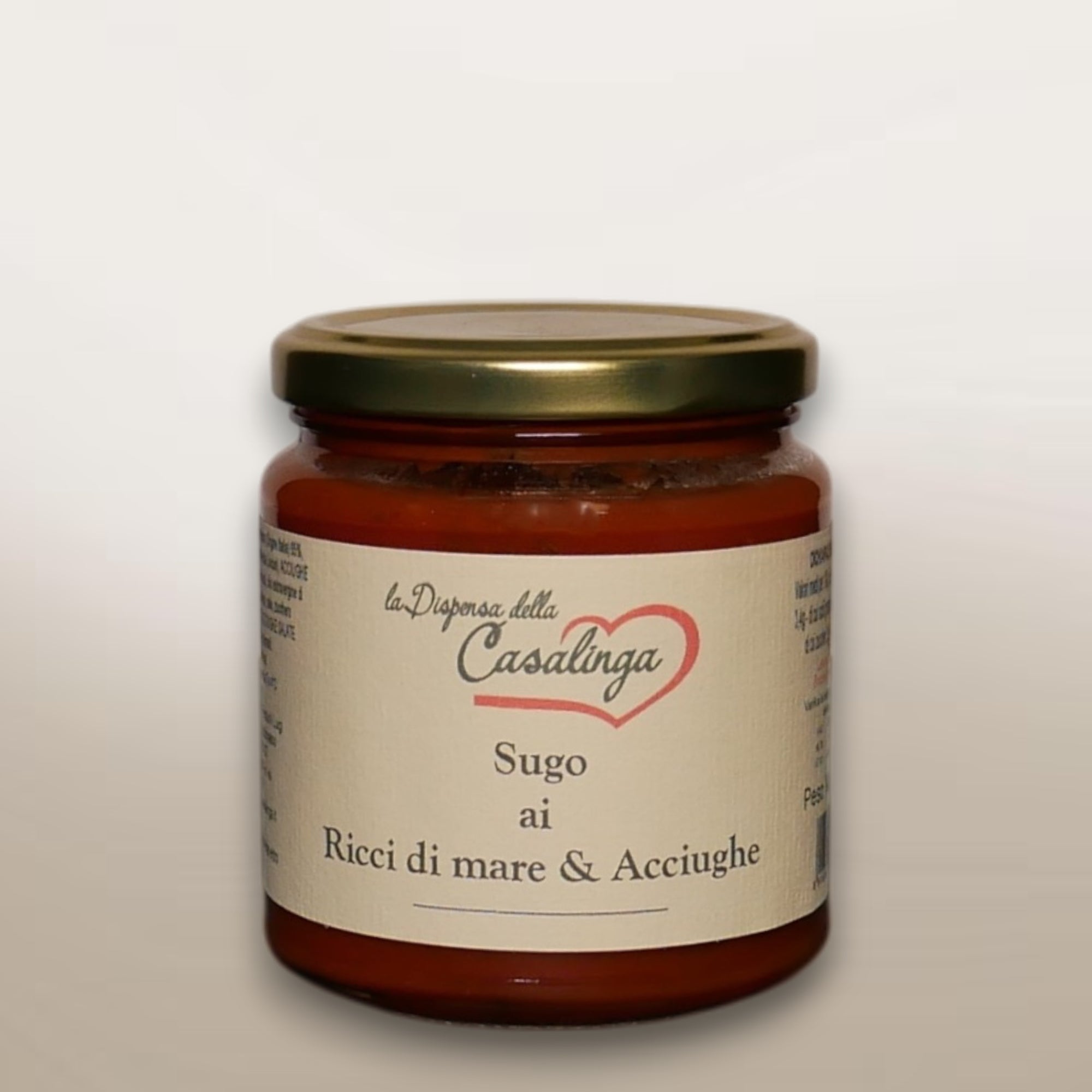 Sugo ai Ricci di mare e Acciughe