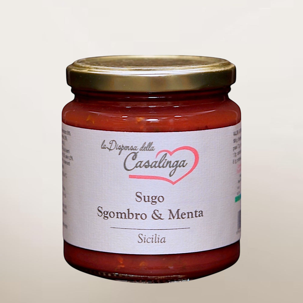 Sugo sgombro e menta