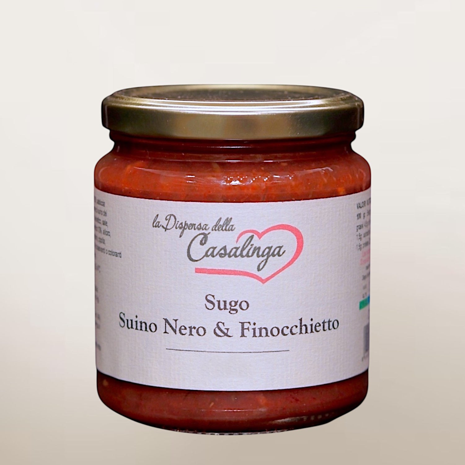 Black pork and fennel sauce