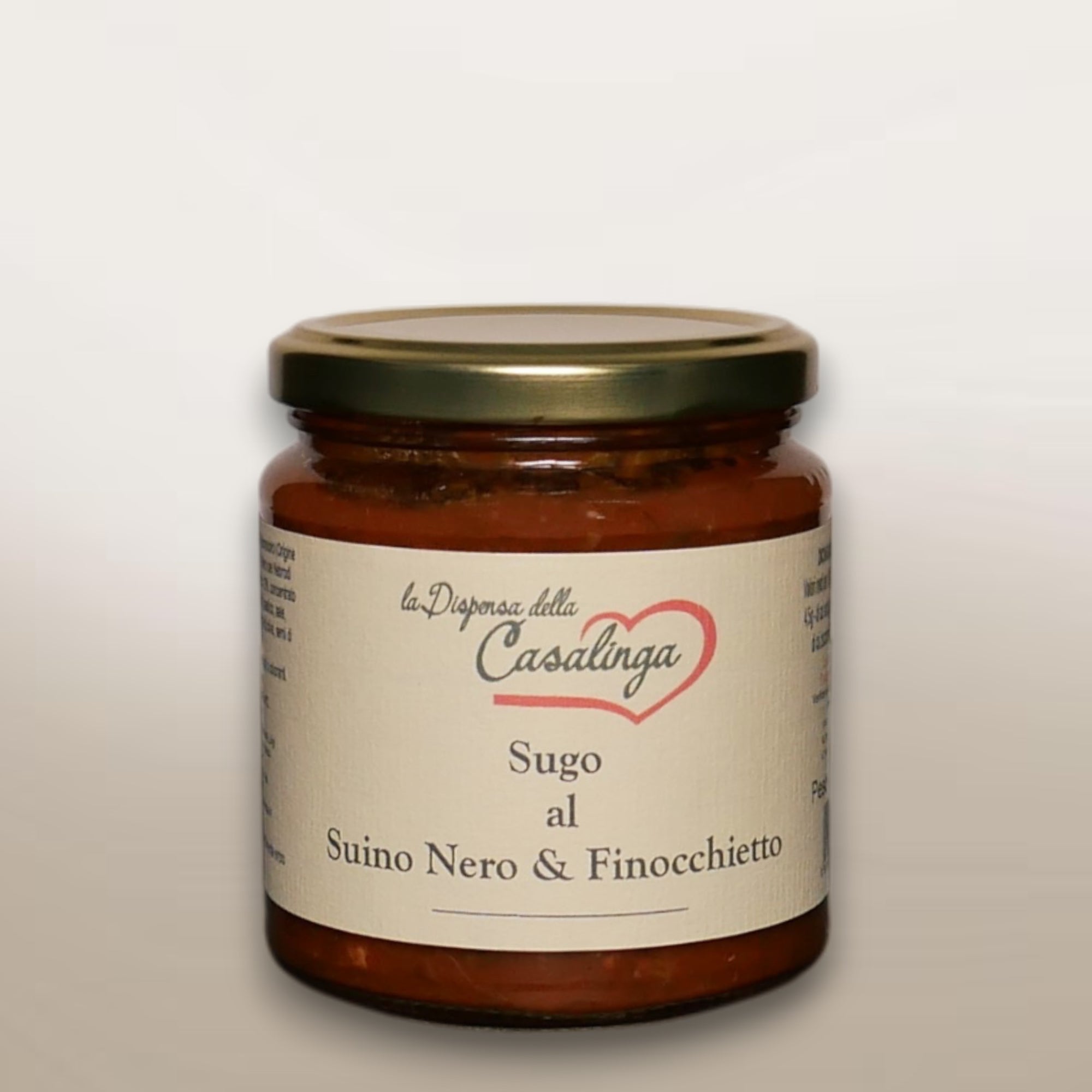 Sugo al Suino Nero e Finocchietto