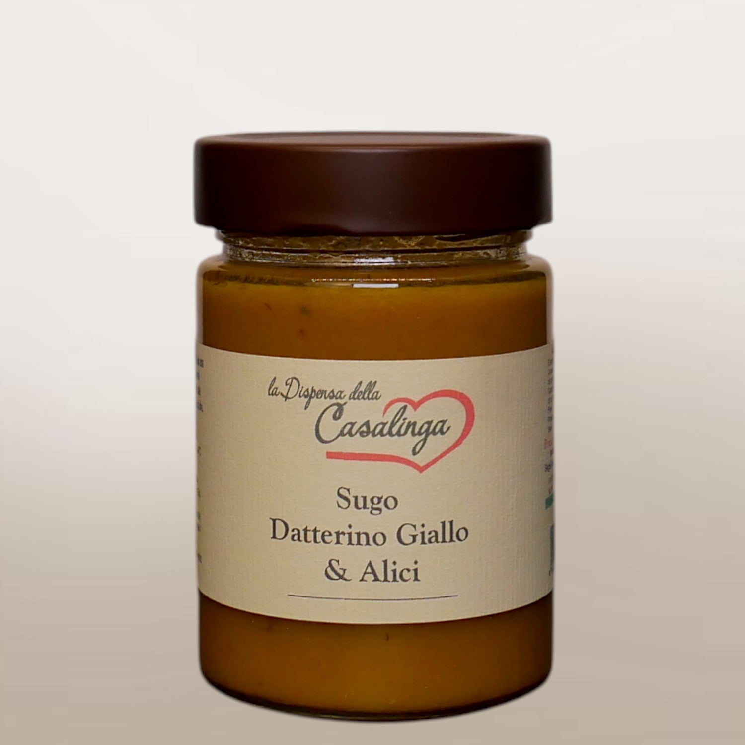 Sugo di datterino giallo e alici