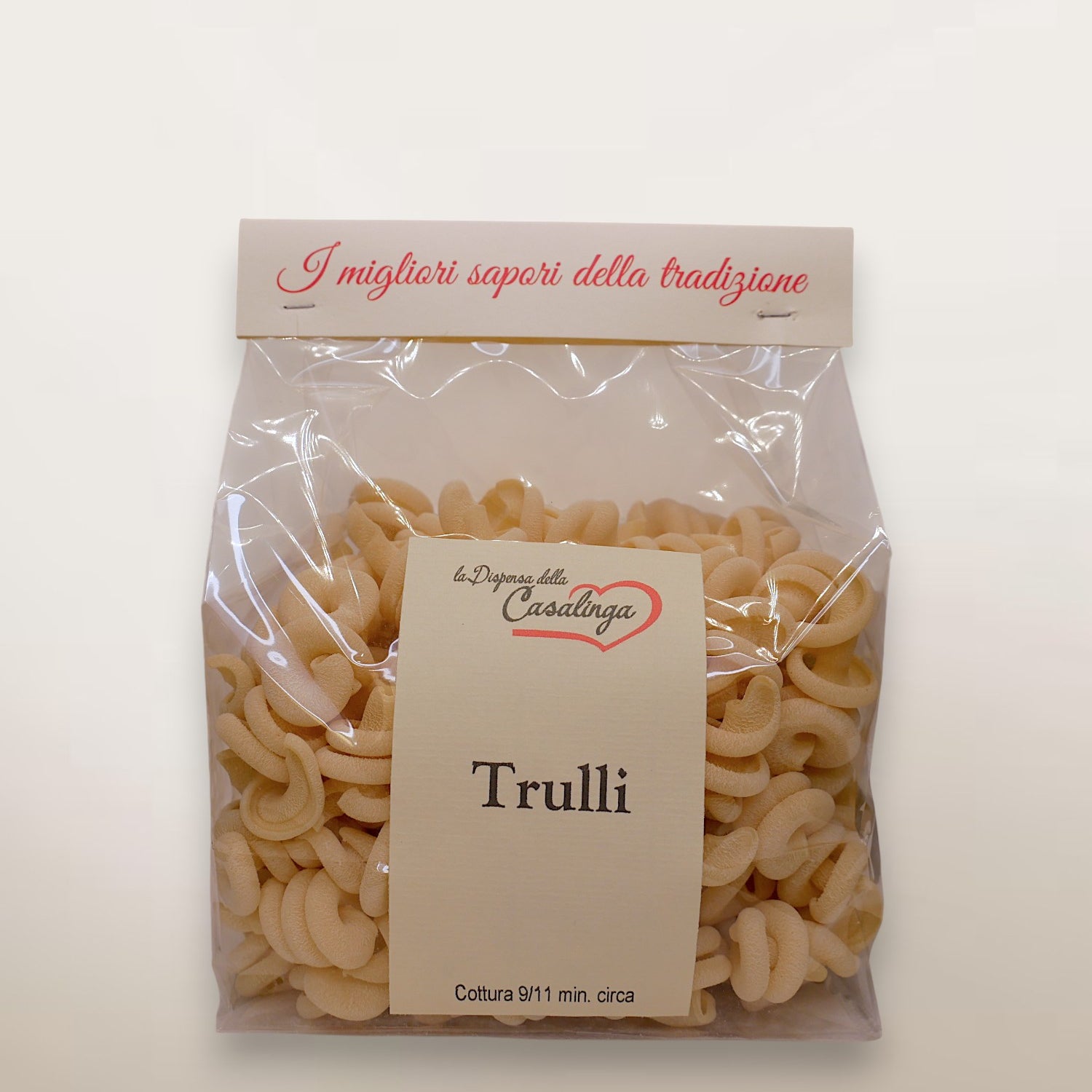 Artisanally made fusilli