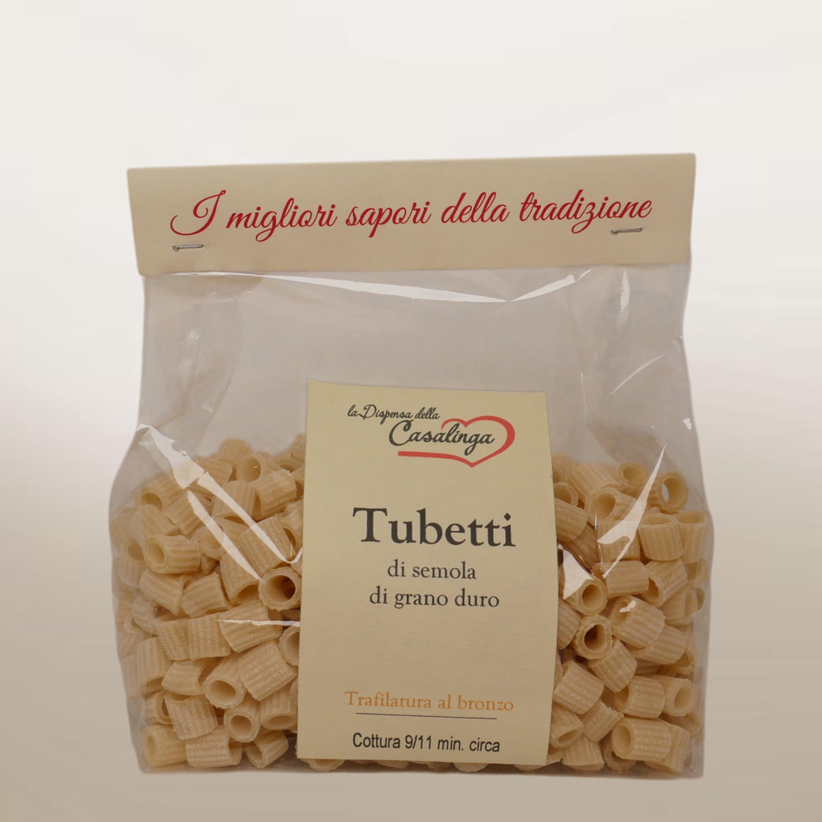 Tubetti di semola di grano duro