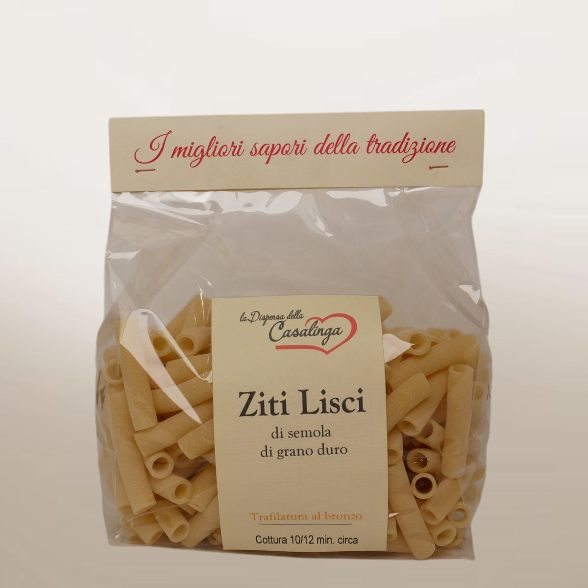 Ziti lisci di semola di grano duro