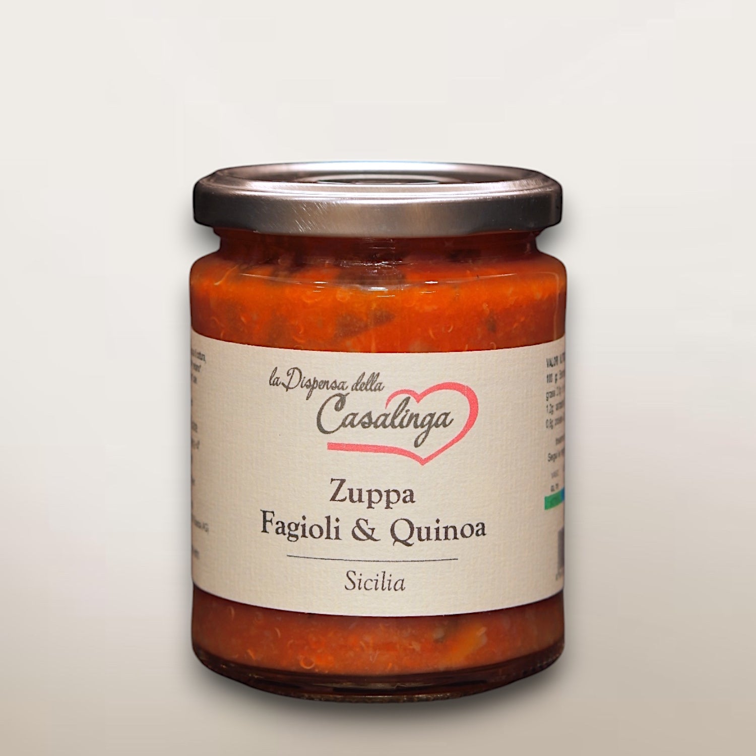 Zuppa di fagioli e quinoa