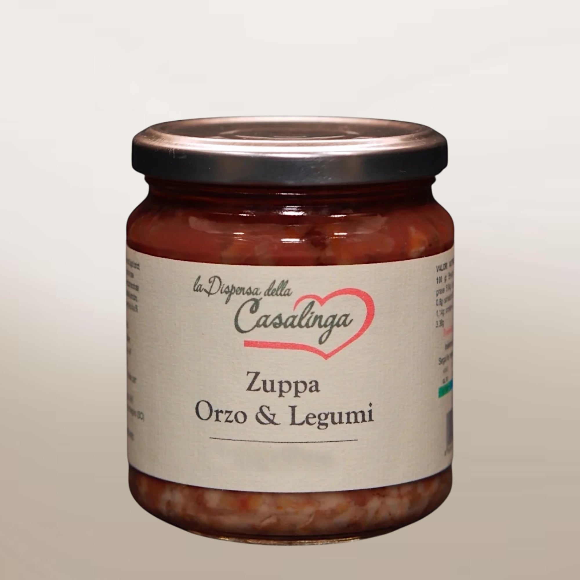 Zuppa di Legumi e Orzo